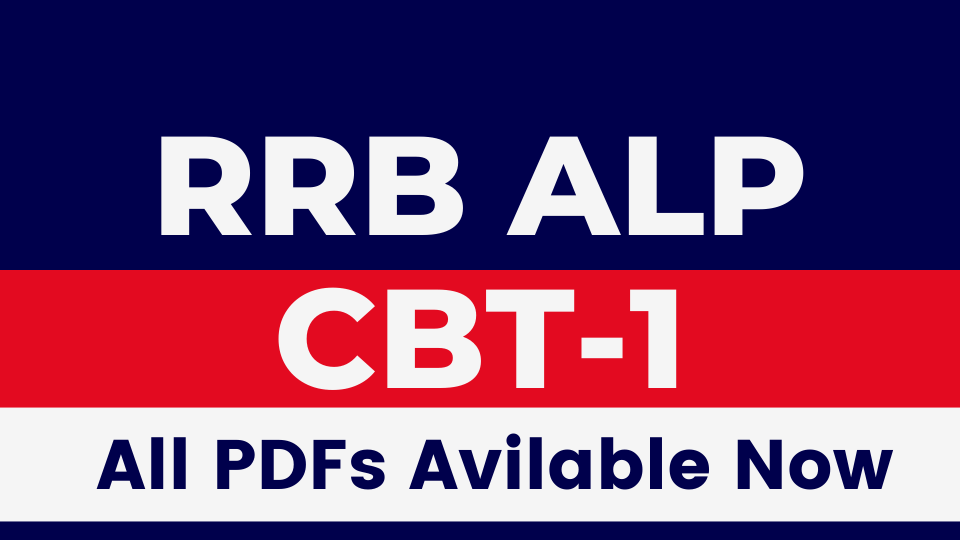 RRB ALP CBT-1 Previous Year Paper